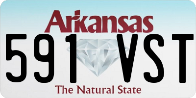AR license plate 591VST