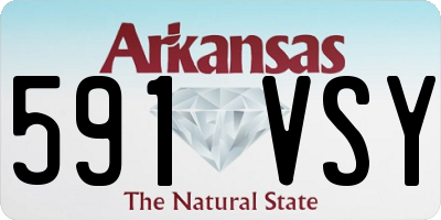 AR license plate 591VSY