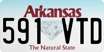 AR license plate 591VTD