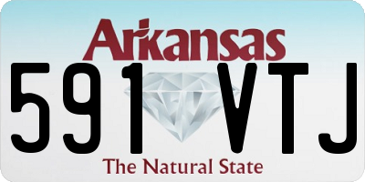 AR license plate 591VTJ