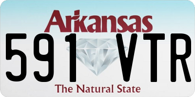 AR license plate 591VTR