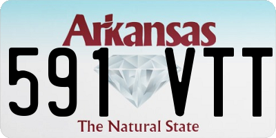 AR license plate 591VTT