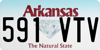AR license plate 591VTV
