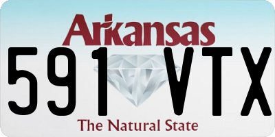 AR license plate 591VTX