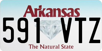AR license plate 591VTZ
