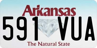 AR license plate 591VUA
