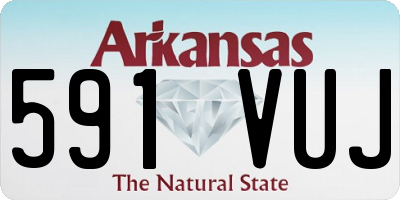 AR license plate 591VUJ