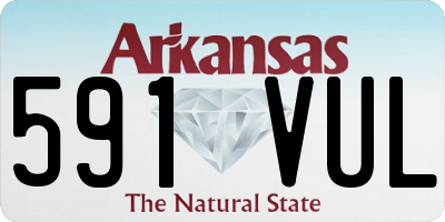 AR license plate 591VUL