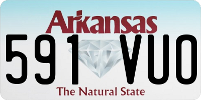 AR license plate 591VUO