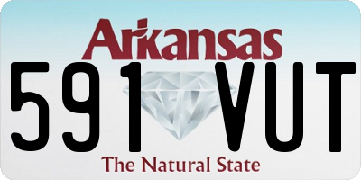 AR license plate 591VUT