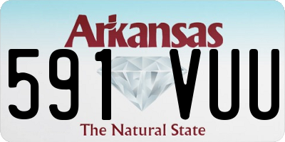 AR license plate 591VUU