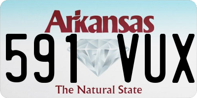 AR license plate 591VUX