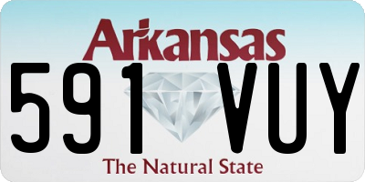 AR license plate 591VUY
