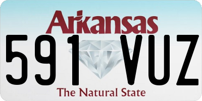 AR license plate 591VUZ