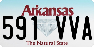 AR license plate 591VVA