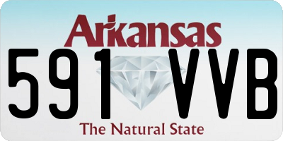 AR license plate 591VVB