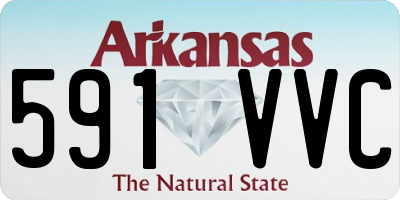 AR license plate 591VVC