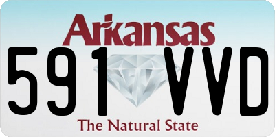 AR license plate 591VVD