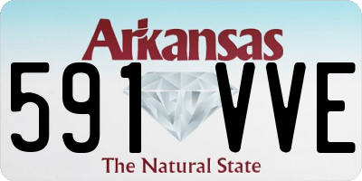 AR license plate 591VVE