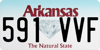 AR license plate 591VVF