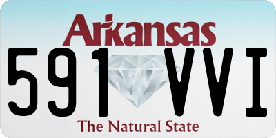 AR license plate 591VVI