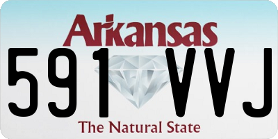AR license plate 591VVJ