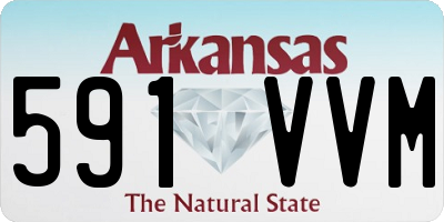 AR license plate 591VVM
