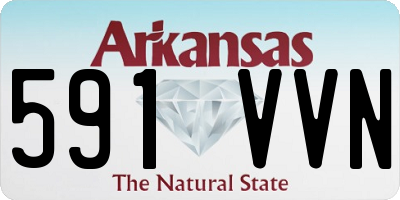 AR license plate 591VVN