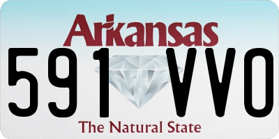 AR license plate 591VVO
