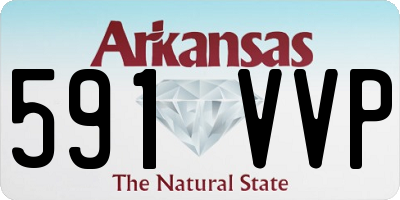 AR license plate 591VVP