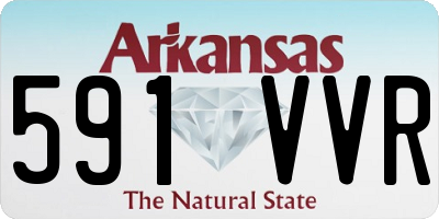 AR license plate 591VVR