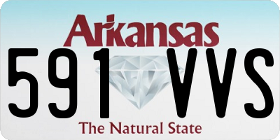 AR license plate 591VVS