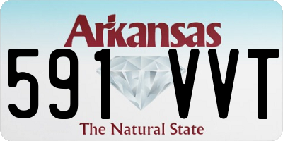AR license plate 591VVT
