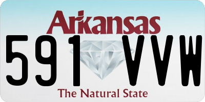 AR license plate 591VVW