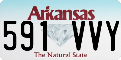 AR license plate 591VVY