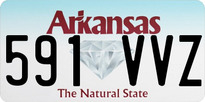 AR license plate 591VVZ
