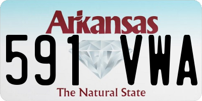 AR license plate 591VWA