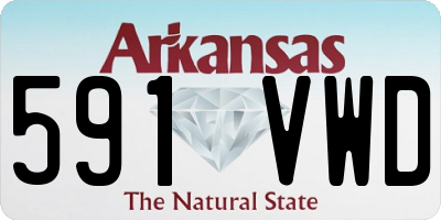 AR license plate 591VWD