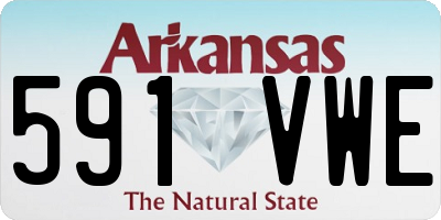 AR license plate 591VWE