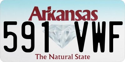 AR license plate 591VWF