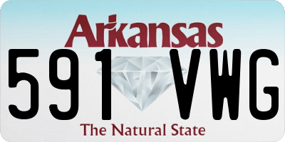 AR license plate 591VWG