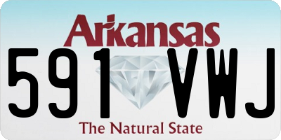 AR license plate 591VWJ