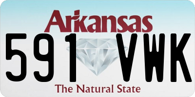 AR license plate 591VWK