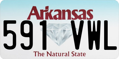 AR license plate 591VWL
