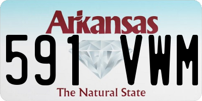 AR license plate 591VWM