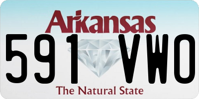 AR license plate 591VWO