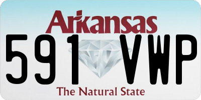 AR license plate 591VWP