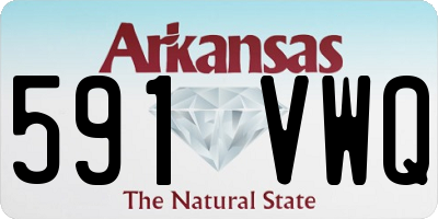 AR license plate 591VWQ