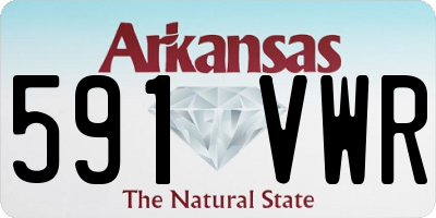 AR license plate 591VWR