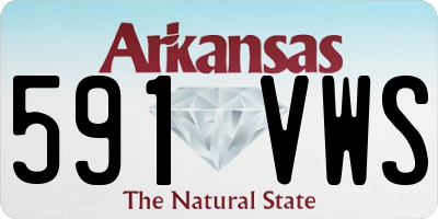 AR license plate 591VWS